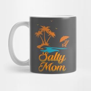 Salty Mom - Tropical Summer Vacation Shirt Mug